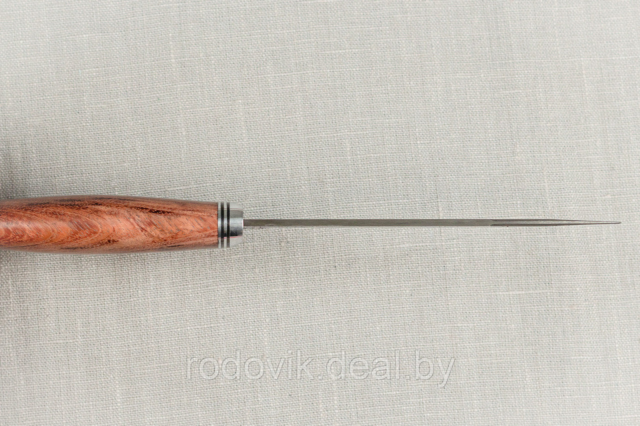 Охотничий нож "Варан", сталь Х12МФ, рукоять из дерева бубинга. Подарок мужчине. - фото 4 - id-p217999025