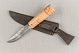 Охотничий нож Якут, материал клинка кованая сталь Х12МФ, рукоять карельская берёза. Для настоящих мужчин., фото 3