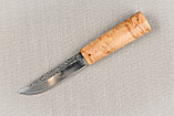 Охотничий нож Якут, материал клинка кованая сталь Х12МФ, рукоять карельская берёза. Для настоящих мужчин., фото 4