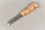 Охотничий нож Якут, материал клинка кованая сталь Х12МФ, рукоять карельская берёза. Для настоящих мужчин., фото 5