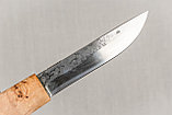 Охотничий нож Якут, материал клинка кованая сталь Х12МФ, рукоять карельская берёза. Для настоящих мужчин., фото 6