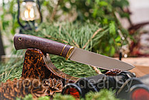 Охотничий нож Пантера сталь ELMAX (сатин), рукоять карельская береза стабилизированная. Лучший подарок мужчине