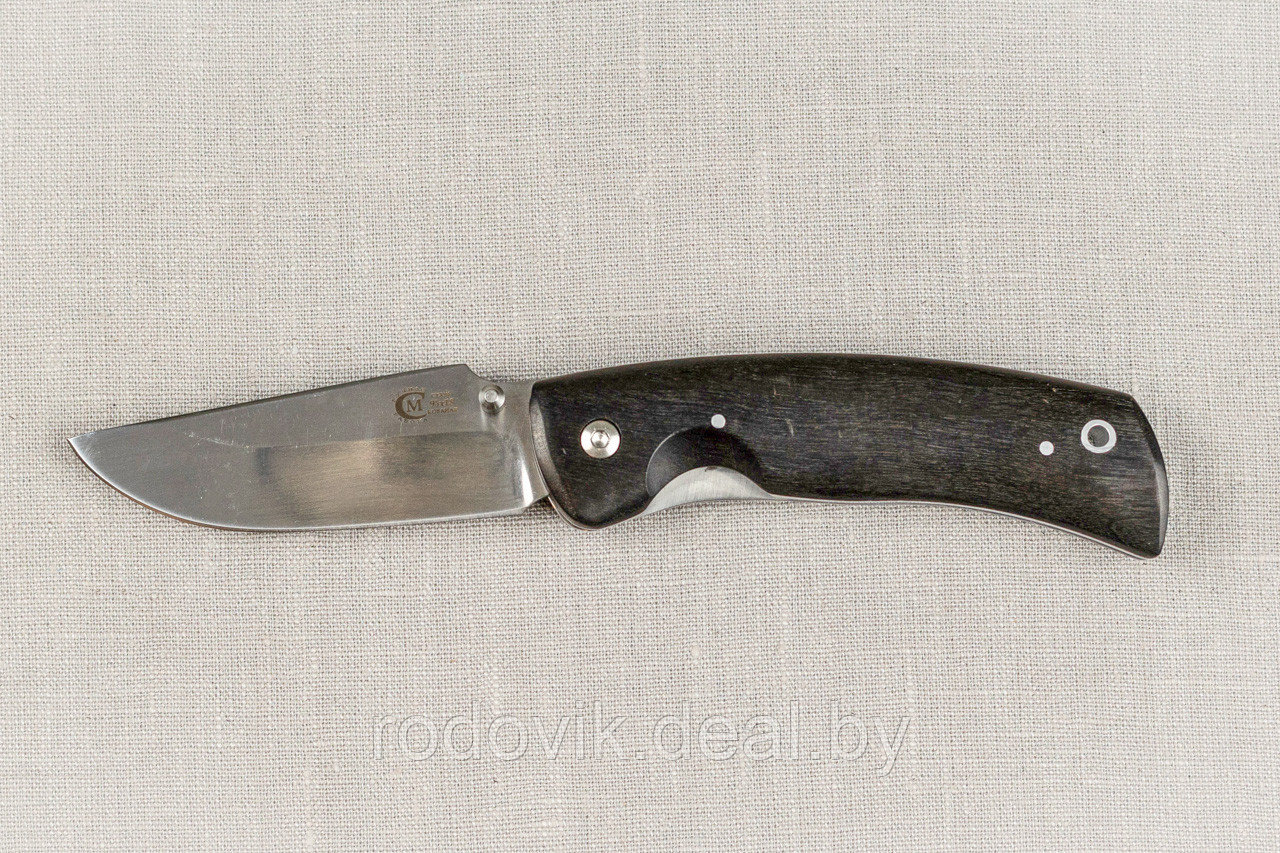 Складной нож из нержавеющей стали 95х18 «Аляска», рукоять черный граб - фото 2 - id-p217999142