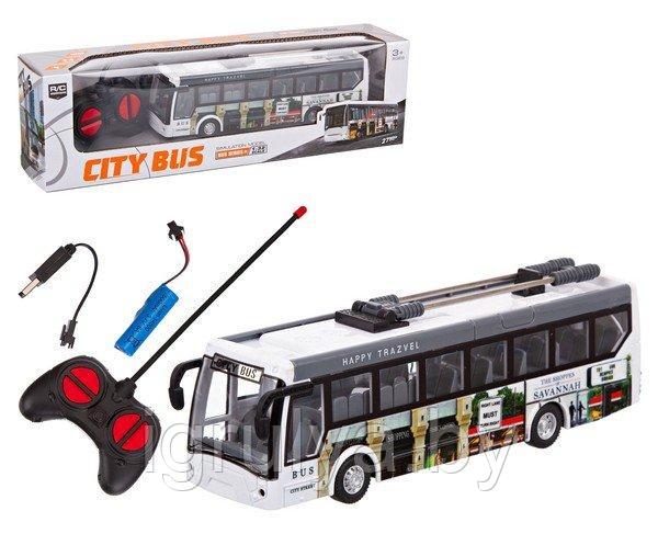 Радиоуправляемая игрушка троллейбус 27MHz "Городская прогулка" 1:32 арт. SLBJL214 - фото 3 - id-p217998996