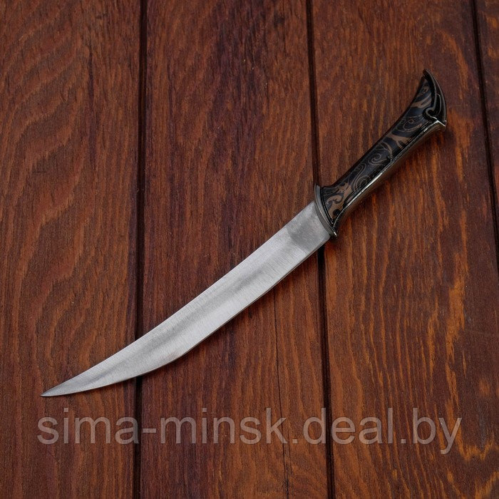 Нож черный в чехле (узор) пластик, 28 см - фото 4 - id-p217999271