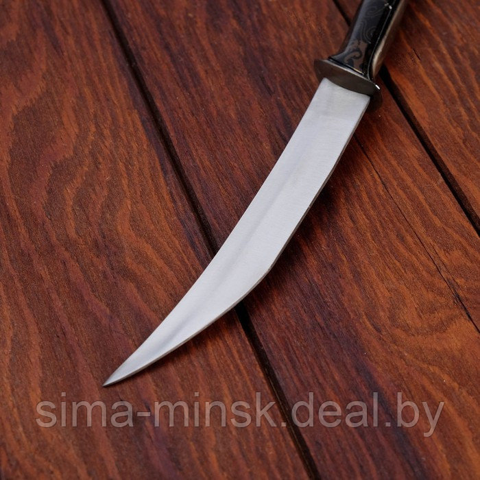 Нож черный в чехле (узор) пластик, 28 см - фото 5 - id-p217999271