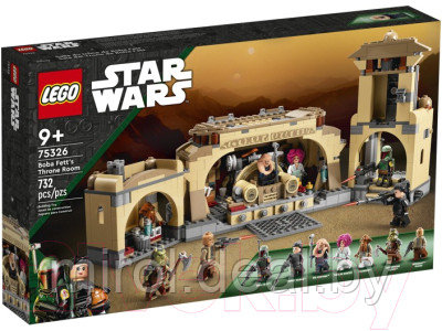 Конструктор Lego Star Wars Тронный зал Бобы Фетта / 75326 - фото 1 - id-p218000349