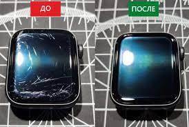 Полировка стекла дисплея iPhone и Apple Watch