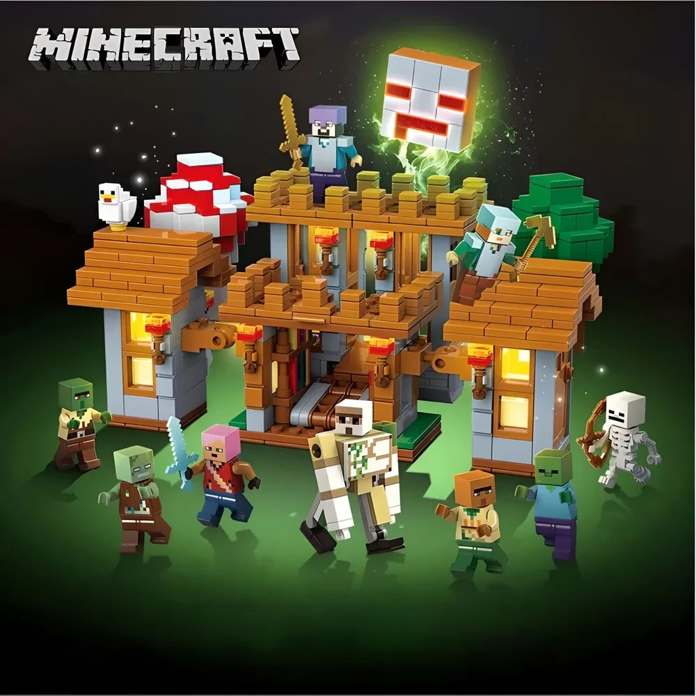 Конструктор Майнкрафт Крепость деревянного голема, 857 деталей, Minecraft - фото 2 - id-p218000911