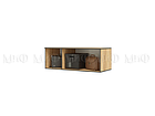 Шкаф трехстворчатый Норд с антресолью (1200) - Дуб крафт (МИФ), фото 4