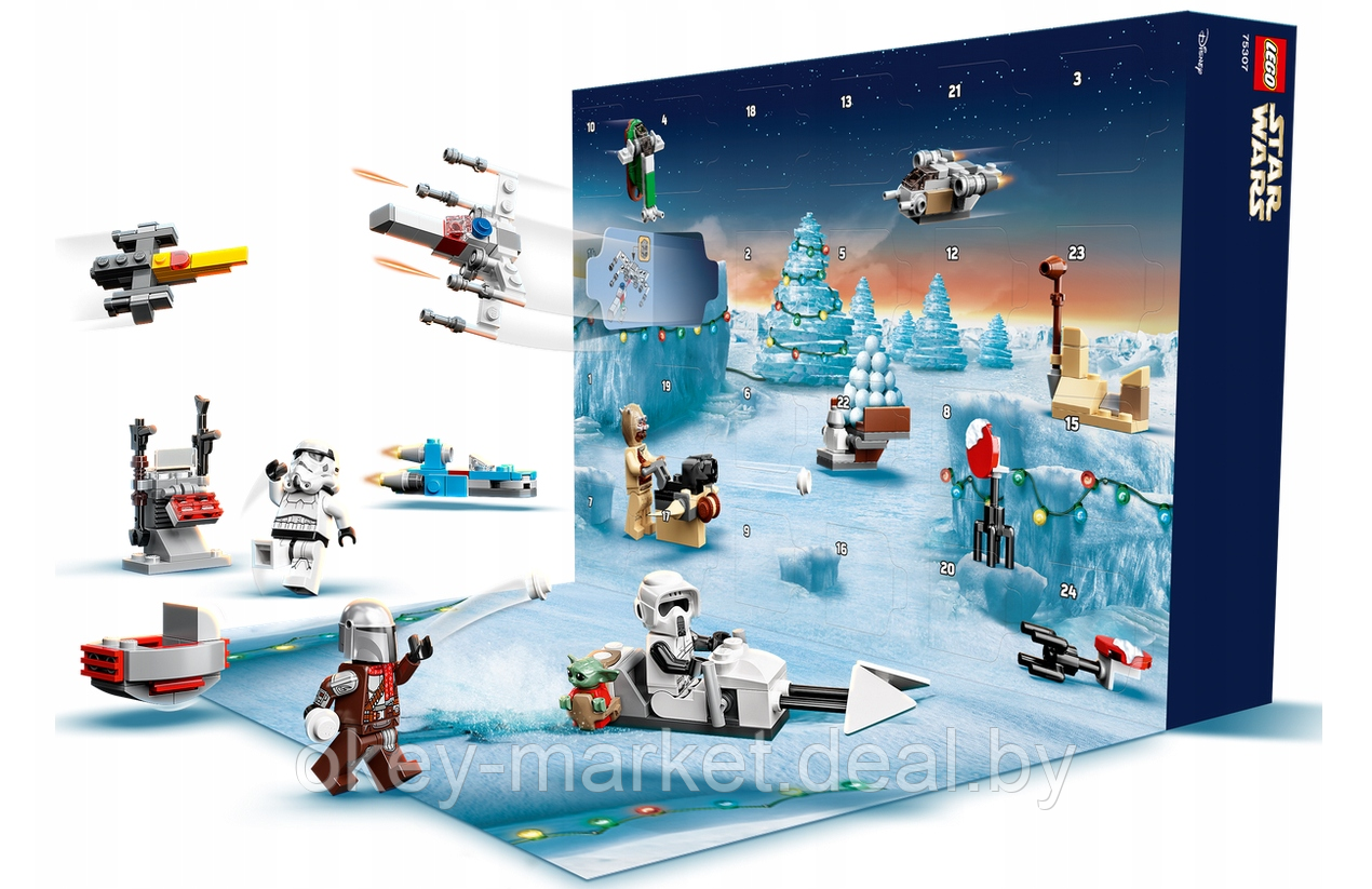 Конструктор LEGO Star Wars Адвент-календарь 75307 - фото 4 - id-p218001983