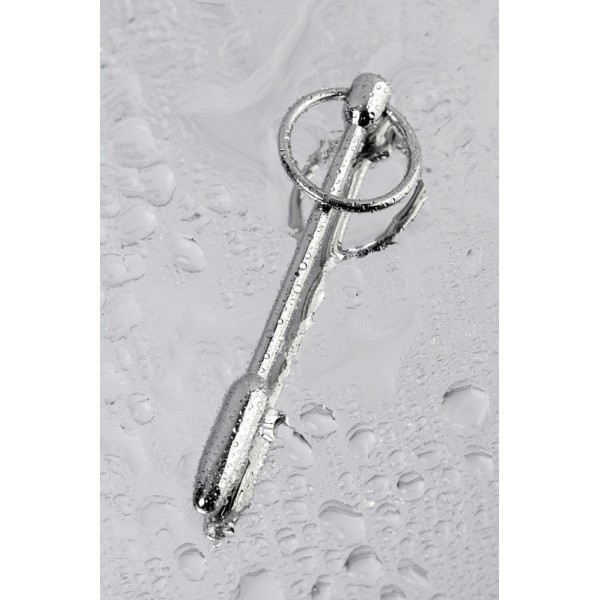 Уретральный плаг-пуля TOYFA Metal с кольцом в основании, серебряный - фото 6 - id-p212949290