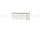 Шкаф трехстворчатый Норд с антресолью (1200) - Дуб крафт белый (МИФ), фото 2