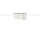 Шкаф двустворчатый Норд с антресолью (800) - Дуб крафт белый (МИФ), фото 2