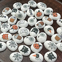 Сахарные мини-медальоны Хэллоуин (Россия, 20 шт)