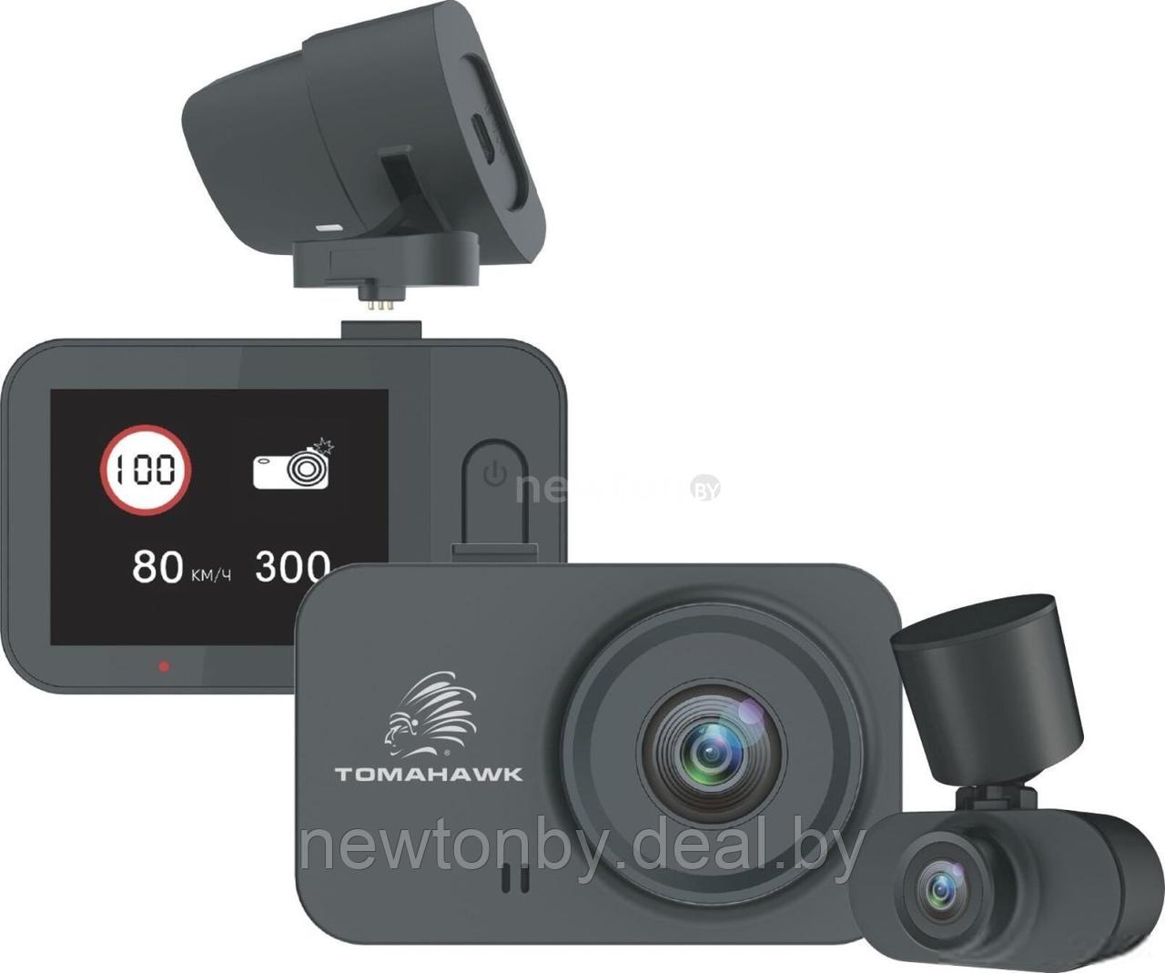 Видеорегистратор-GPS информатор (2в1) Tomahawk X4 GPS 2 - фото 1 - id-p202113415