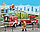 XJ-829 Конструктор City Техника Пожарная машина с лестницей, 348 деталей, фото 3