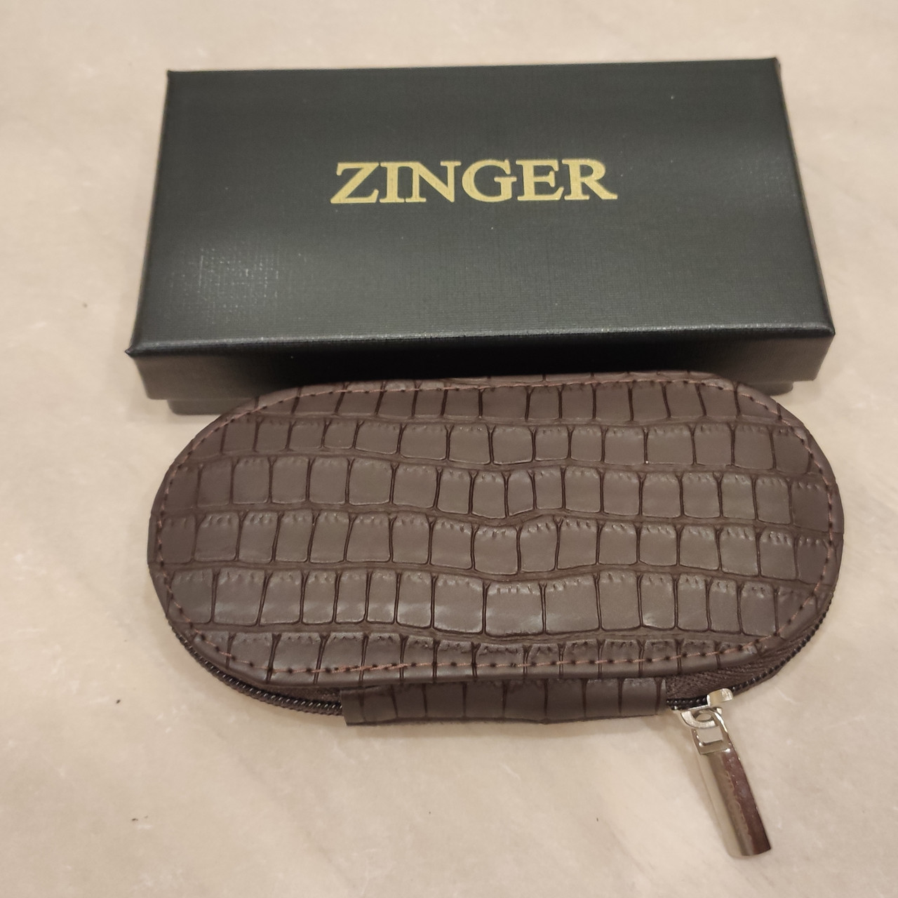 Маникюрный набор Zinger 7104 (6 предметов) КРОКОДИЛ - фото 2 - id-p218005600