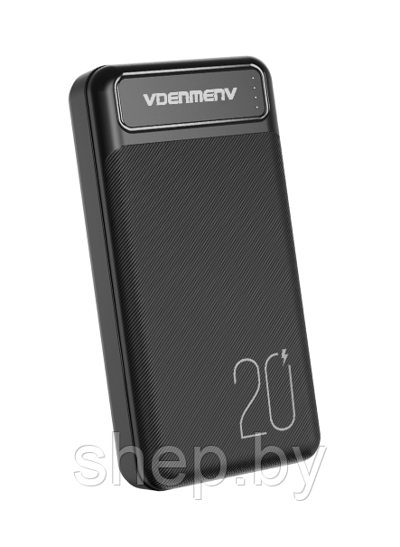 Внешний аккумулятор VDENMENV DP10 20000mAh цвет: черный