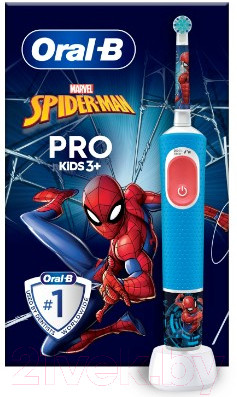 Электрическая зубная щетка Oral-B Vitality PRO Kids Spiderman - фото 4 - id-p218017679