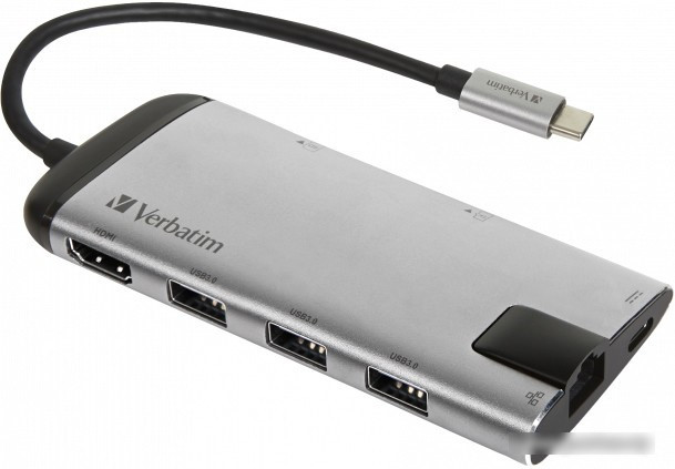 Док-станция Verbatim USB-C Multiport Hub 49142 - фото 1 - id-p218020935