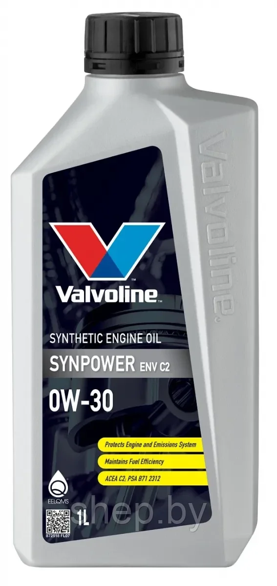 Моторное масло Valvoline SynPower ENV C2 0W-30 1L - фото 1 - id-p218021266