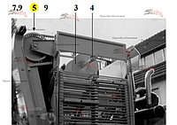 Щиток S2-101-060-015-001 для свеклоуборочного комбайна Franz kleine SF 10-2 (Кляйн СФ 10-2)