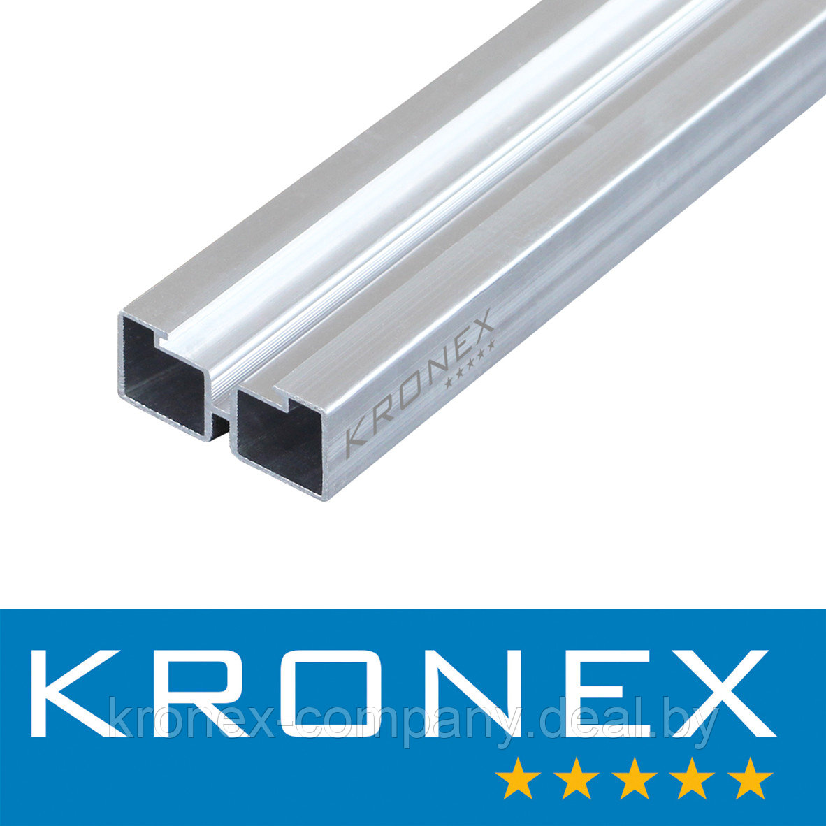 Лага алюминиевая KRONEX 40*15*3000 мм опорная Slim - фото 1 - id-p213153400