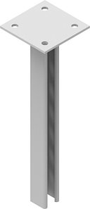 Консоль вертикальная KV6 толщина 2,5 мм