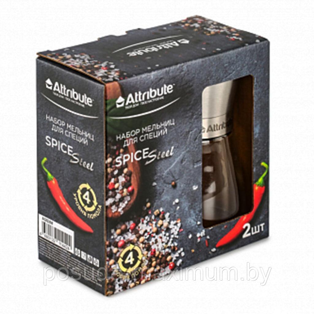 Набор мельниц для спещий Spice Wood 2шт AGS359