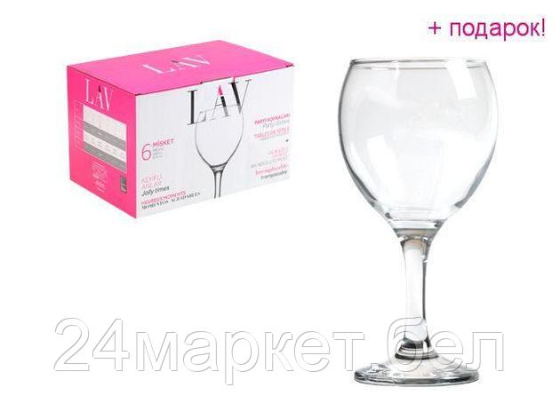 LAV Турция Набор бокалов для вина, 6 шт., 260 мл, серия Misket, LAV (так же используется в HoReCa), фото 2
