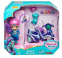 Игровой набор Шиммер и Шайн Зета на скутере FHN31