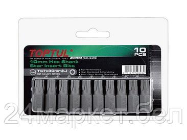 TOPTUL Тайвань Насадка TORX T20 30мм 10шт блистер TOPTUL (FSEA1220G)