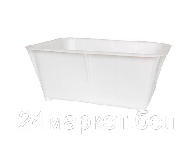 Ящик хозяйственный 40л (белый, пищевой) (белый, без ручек, производство РБ) (БЗПИ) 321006, фото 2