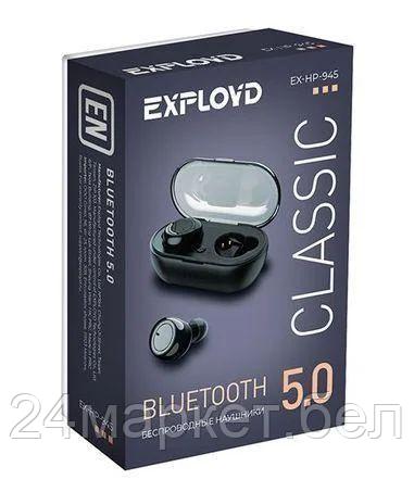 EX-HP-945 черные Classic Bluetooth-наушники внутриканальные EXPLOYD, фото 2