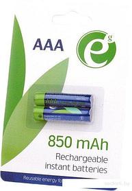 Аккумуляторы Gembird Rechargeable batteries AAA 850 mАh 2 шт. [EG-BA-AAA8R-01]