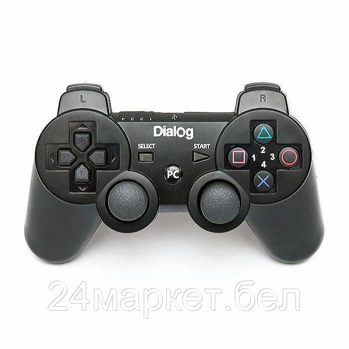 GP-A17 Action - вибрация, 12 кнопок, PC USB/PS3, черный Геймпад DIALOG - фото 1 - id-p218024384