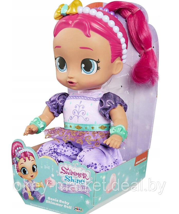 Оригинал Мягкая игрушка Кукла малышка Джин Шиммер - Shimmer and Shine - фото 5 - id-p218029746