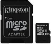 MicroSDHC 16GB Class10 KINGSTON - фото 1 - id-p218023456