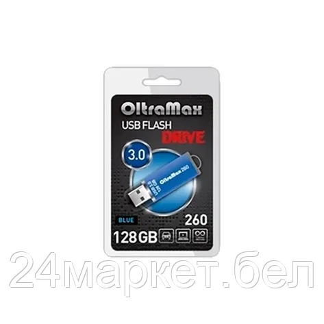 OM-128GB-260-Blue 3.0 синий Флеш-накопитель OLTRAMAX, фото 2
