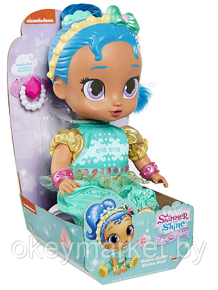 Оригинал Мягкая игрушка Кукла малышка Шайн - Shimmer and Shine, фото 2
