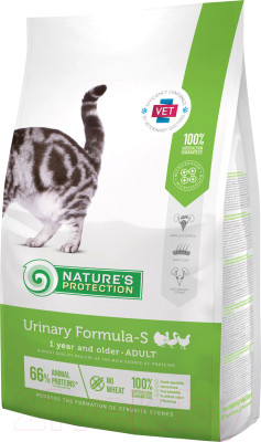 Сухой корм для кошек Nature's Protection Protection Urinary Formula-S Poultry / NPS45770 - фото 1 - id-p218030340