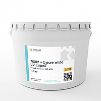 Белый Гелькоут ISO NPG 700TP + S-pure white UV спрей 3 кг