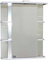 Шкаф с зеркалом для ванной СанитаМебель Камелия-10.65 Д2