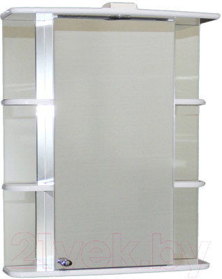 Шкаф с зеркалом для ванной СанитаМебель Камелия-10.65 Д2 - фото 1 - id-p218033580