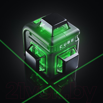 Лазерный нивелир ADA Instruments Cube 3-360 Green Professional Edition / A00573 - фото 10 - id-p218035890