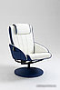 Массажное кресло Angioletto Persone Blu Bianco, фото 2