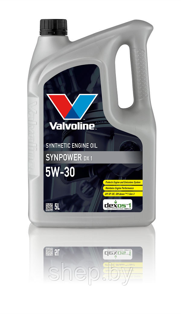 Моторное масло Valvoline SynPower DX1 5W-30 5L - фото 1 - id-p218041594
