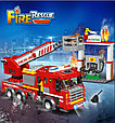 Конструктор QL2262 Zhe Gao City Пожарная машина, 430 деталей, фото 2