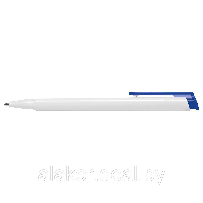 Ручка шариковая автоматическая одноразовая STAEDTLER ball 423 M-3 LM, цвет синий, корпус белый, 0.45мм - фото 1 - id-p218045416